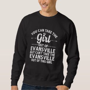 Sweatshirt Fille Hors D'Evansville Wi Wisconsin Funny Home Ro