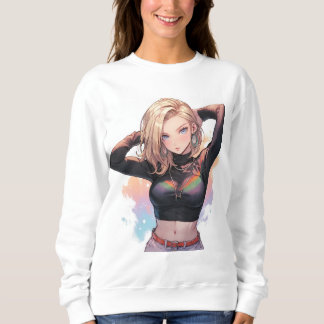 sweatshirt fille mignonne