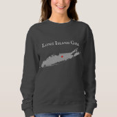 Sweatshirt Fille New York du Long Island (Devant)