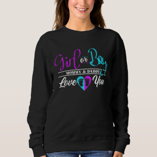 Sweatshirt Fille ou garçon Maman et Papa t'aiment Révélation