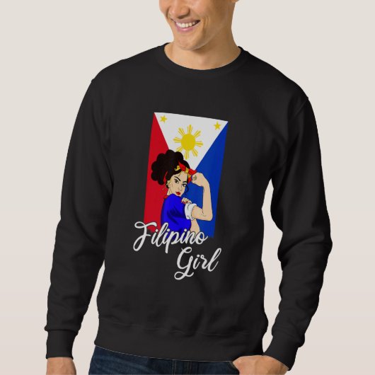 Sweatshirt Fille philippine Pinoy (Devant)