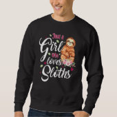Sweatshirt Fille qui aime les fentes femmes (Devant)