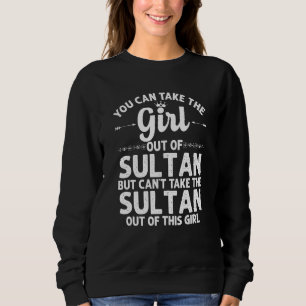 Sweatshirt Fille Sortie De Sultan Wa Washington Drôle Racines