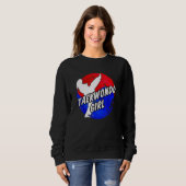 Sweatshirt Fille Taekwondo (Devant entier)