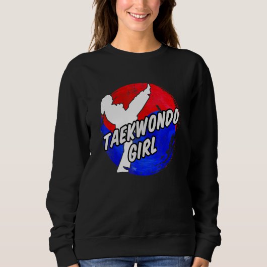 Sweatshirt Fille Taekwondo (Devant)