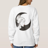 Sweatshirt fille volante de minuit (Dos)