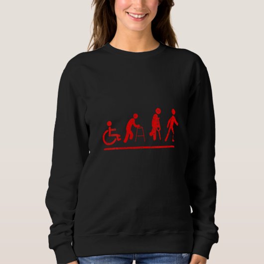 Sweatshirt Filles Amputées Amputées Évolution prothétique mig (Devant)