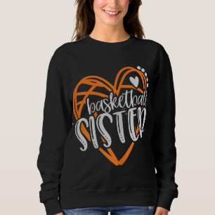 Sweatshirt Filles Basket Basket Soeur Coeur désorganisé