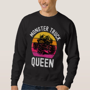 Sweatshirt Filles comme Monster Trucks Too Kids Toddler 5t 4t