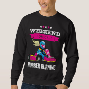 Sweatshirt Filles Course de Kart Karting