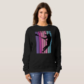 Sweatshirt Filles Lacrosse Joueur Entraîneur Équipe Entraîneu (Devant entier)