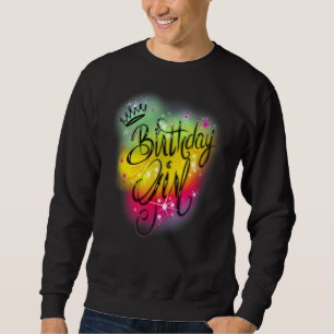 Sweatshirt Filles mignonnes fête d'anniversaire Anniversaire
