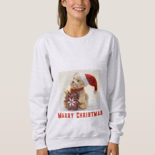 Sweatshirt Filles mignonnes Teddy Love (Devant)