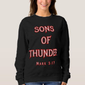 Sweatshirt Fils de Thunder Zebedee James et John Mark 317 Bi (Devant)