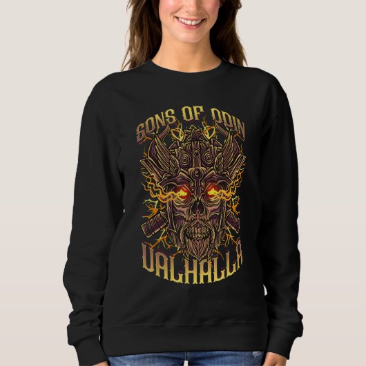 Sweatshirt Fils d'Odin Valhalla Viking (Devant)