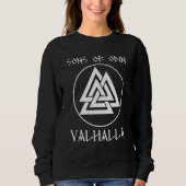 Sweatshirt Fils D'Odin Valhalla Walhalla Wotan Asgard Vikin (Devant)