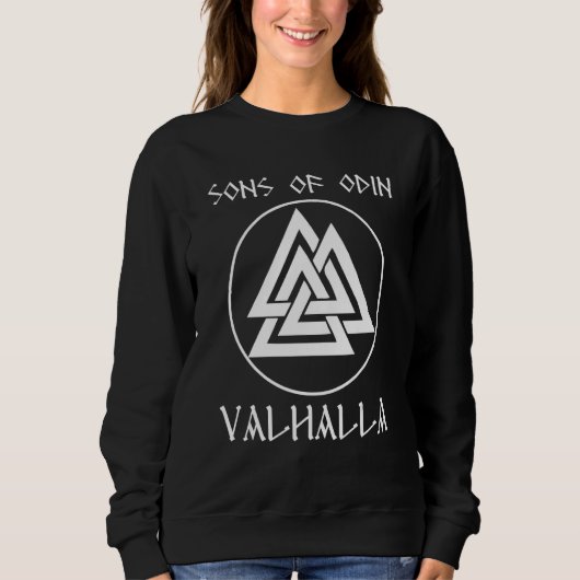 Sweatshirt Fils D'Odin Valhalla Walhalla Wotan Asgard Vikin (Devant)