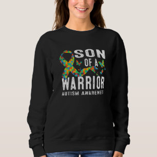 Sweatshirt Fils D'Un Guerrier Sensibilisation sur l'autisme P
