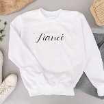 Sweatshirt financier pour elle<br><div class="desc">Sweatshirt de fiance, Chemise nuptiale Customisée, Cadeau Mariage, Sweatshirt de mariée, Fête des mariées, Sweatshirt Wifey, Personnalisez avec une année, date, ou nom.</div>