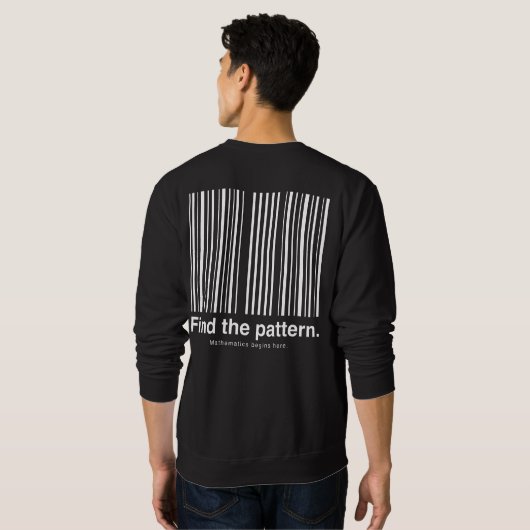 Sweatshirt Find_the_pattern (Dos entier)
