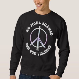 Sweatshirt Fini le silence fin armes violence porter orange