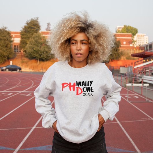 Sweatshirt Fini par la phase terminale - Conception amusante