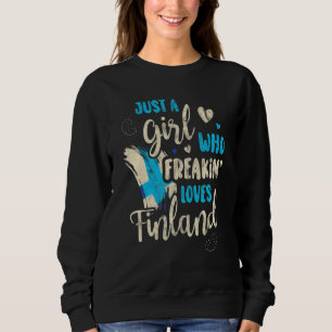 Sweatshirt Finlande Scandinavie Finn Finlande Susi Suomi Lapp