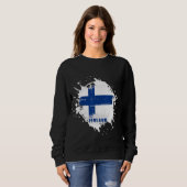 Sweatshirt Finlande Splash (Devant entier)