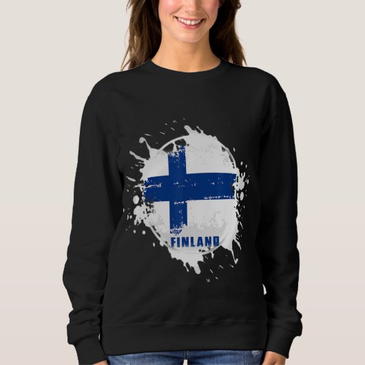 Sweatshirt Finlande Splash (Devant)