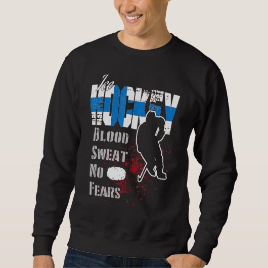 Sweatshirt Finlande Supporter Sueur de sang Pas de crainte Ho (Devant)