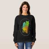 Sweatshirt Finnish Lapphund Vintage (Devant entier)