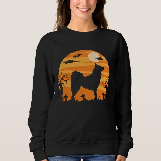 Sweatshirt Finnish Spitz Halloween  Costume   Mom Dad (Devant)