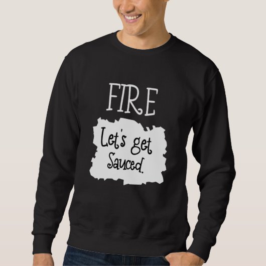 Sweatshirt Fire Hot Packet Taco Se Vendre Halloween (Devant)
