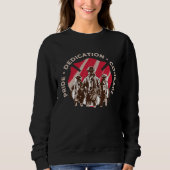 Sweatshirt Firefighter Dad Pride Dedication Courage Rescue Te (Devant)