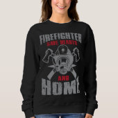 Sweatshirt firefighter & firetruck  for firefighters (Devant)
