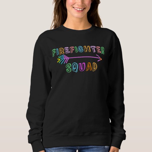 Sweatshirt Firefighter Squad Multitasking Fire Department Res (Devant)