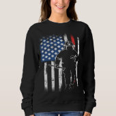 Sweatshirt Firefighter Thin Redline Retired Firefighter  Idea (Devant)