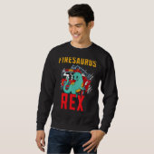 Sweatshirt Firesaurus Rex Fireman Fire Secourt Pompier Din (Devant entier)
