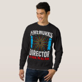 Sweatshirt Firework Director Si J'Exécute Nous Exécutons Tous (Devant entier)