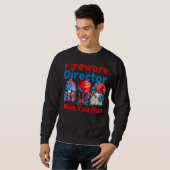 Sweatshirt Firework Director Si J'Exécute Vous Exécutez Gnome (Devant entier)