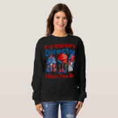 Sweatshirt Firework Director Si J'Exécute Vous Exécutez Gnome (Devant entier)