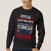 Sweatshirt Firework Technician 4th Of July (Devant)