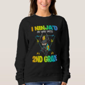 Sweatshirt First Day of School Ninja Boys Kids Back to School (Devant)