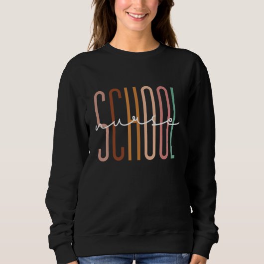 Sweatshirt First Day Of School Nurse Back To School Nursing N (Devant)