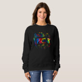 Sweatshirt First Day Of School Tie Dye Hello Pre K Teacher Co (Devant entier)