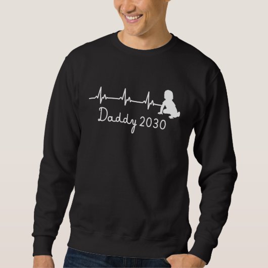 Sweatshirt First Time Father  For Men New Dad Expecting Daddy (Devant)