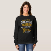 Sweatshirt First Time Great Pawpaw Promoted to Great Grandpa (Devant entier)