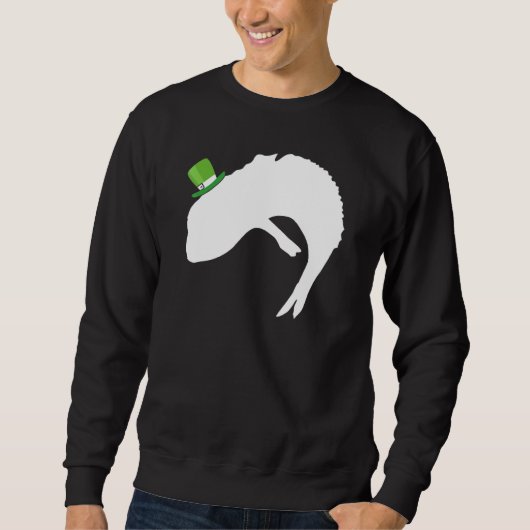Sweatshirt Fish Dragon Leprechaun Irish St Patrick Day (Devant)