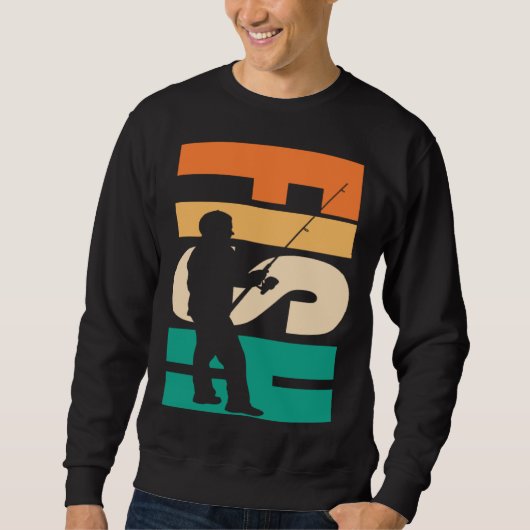 Sweatshirt FISH Fisher silhouette (Devant)