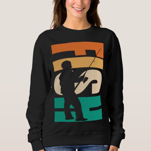 Sweatshirt FISH Fisher silhouette (Devant)